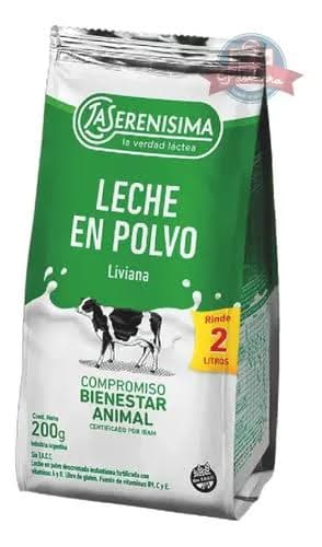 LA SERENISIMA Lec.Polvo bolsa x 200 desc