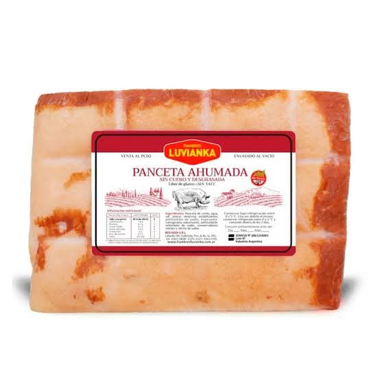 LUVIANKA Panceta Tiernizada Ahumada 