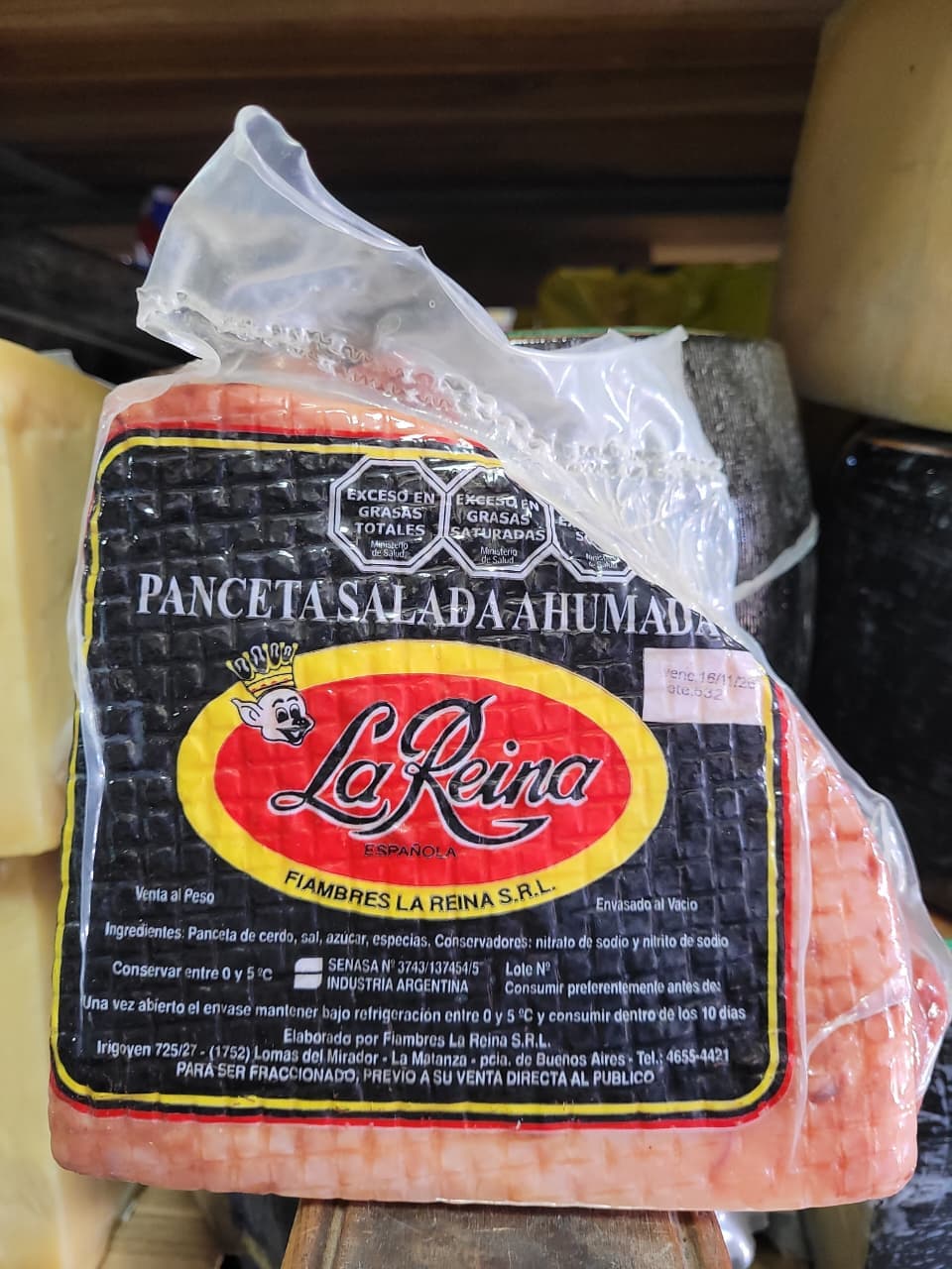 LA REINA Panceta ahumada