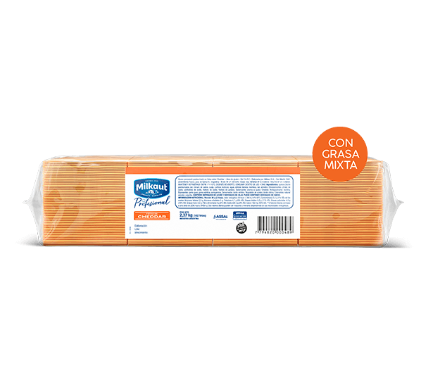 MILKAUT Cheddar Fetas Uruguayo x 192