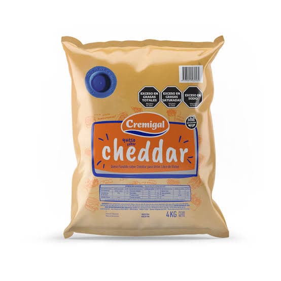 CREMIGAL Cheddar Pouch x 4 KG