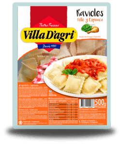 VILLA DAGRI Ravioles Pollo y verdura(50)