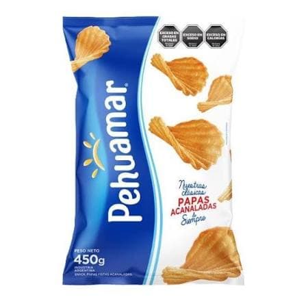 PEHUAMAR Papas Acanaladas 450g