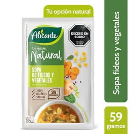 ALICANTE Sopa Nat Cre Legumbres 68G