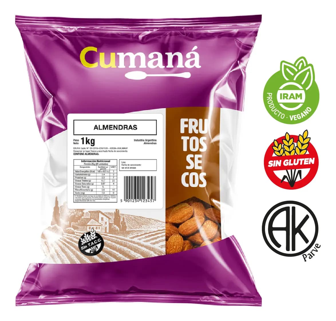 CUMANA Almendras x 1 kg